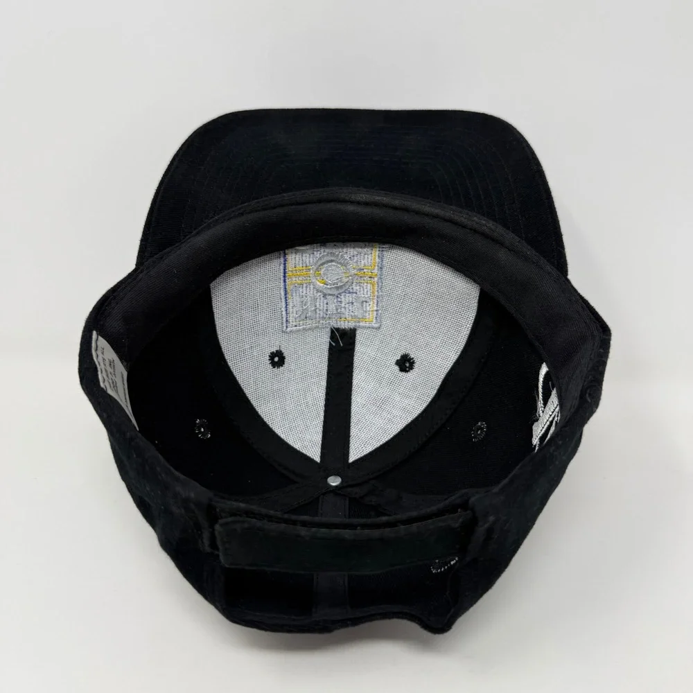 Vintage Logo 7 NFL CBS Sports Hat‎ Black Adjustable Strapback Cap One Size